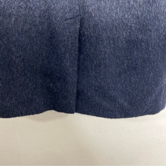 Banana Republic Double Breasted Wool Blue Ombre Coat Size Small - Picture 11 of 16